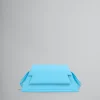 Shoulder Bags>Marni Medium Trunkoise Bag In Smooth Light Blue Leather TURQUOISE