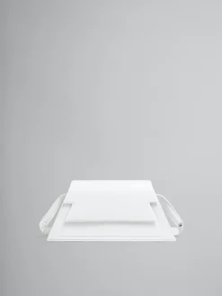 Shoulder Bags>Marni Medium Trunkoise Bag In Smooth White Leather LILYWHITE