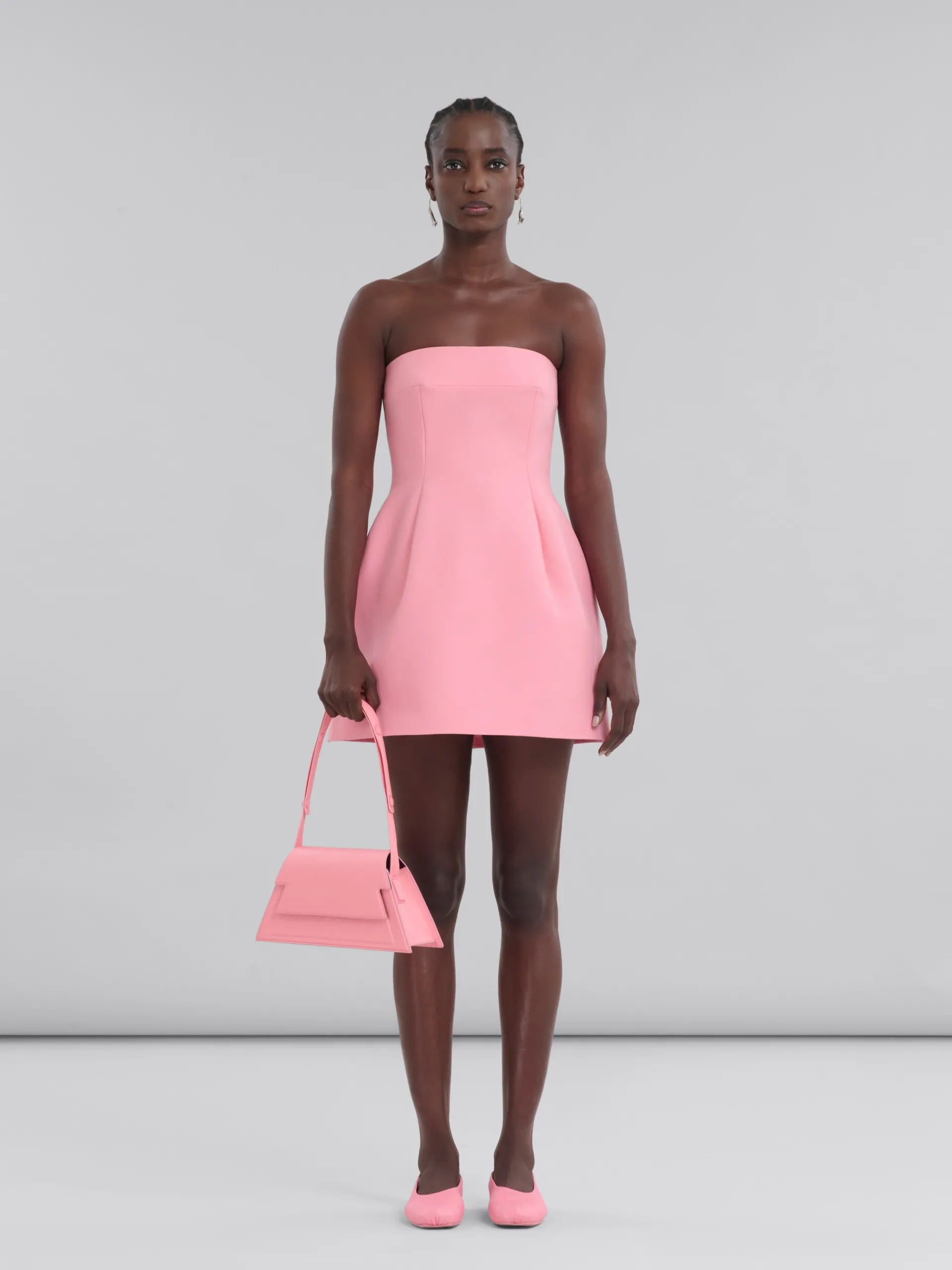 Shoulder Bags>Marni Medium Trunkoise Bag In Smooth Light Leather PINK
