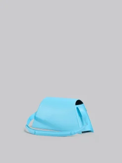 Shoulder Bags>Marni Medium Trunkoise Bag In Smooth Light Blue Leather TURQUOISE
