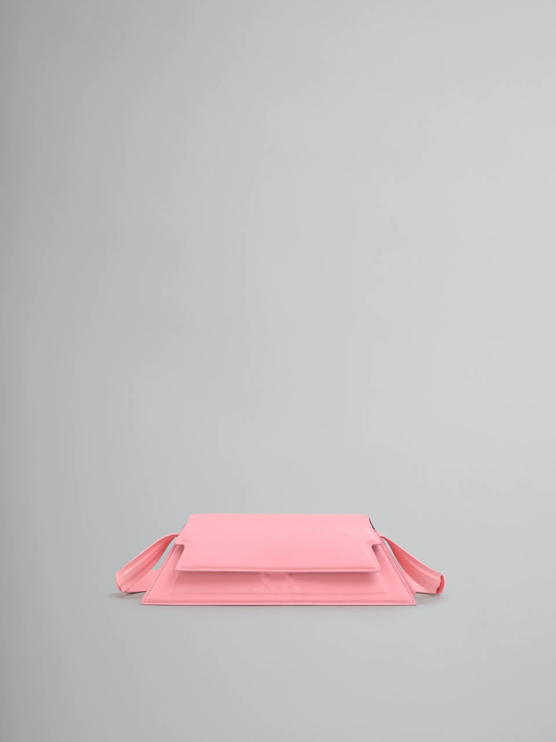 Shoulder Bags>Marni Mini Trunkoise Bag In Smooth Light Leather PINK