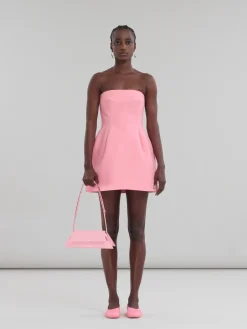 Shoulder Bags>Marni Mini Trunkoise Bag In Smooth Light Leather PINK