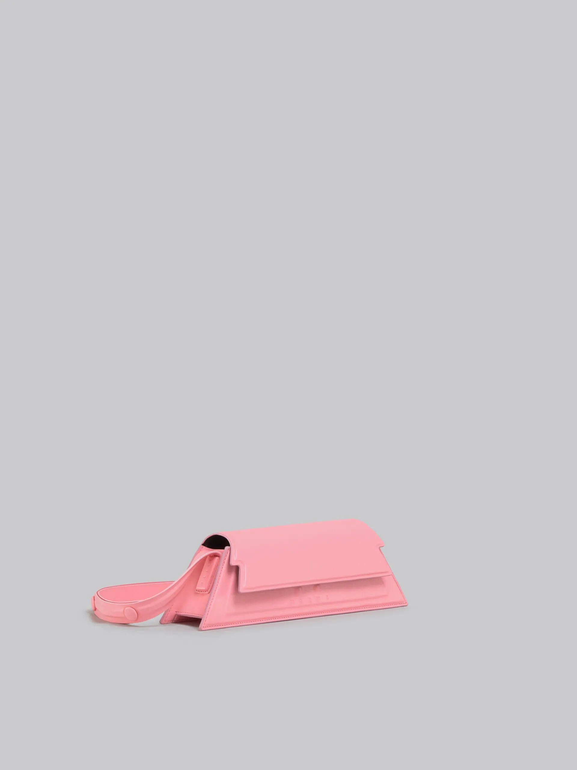 Shoulder Bags>Marni Mini Trunkoise Bag In Smooth Light Leather PINK