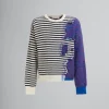 Knitwear>Marni Multicolour Striped Wool-mohair Two-in-one Jumper MULTICOLOR
