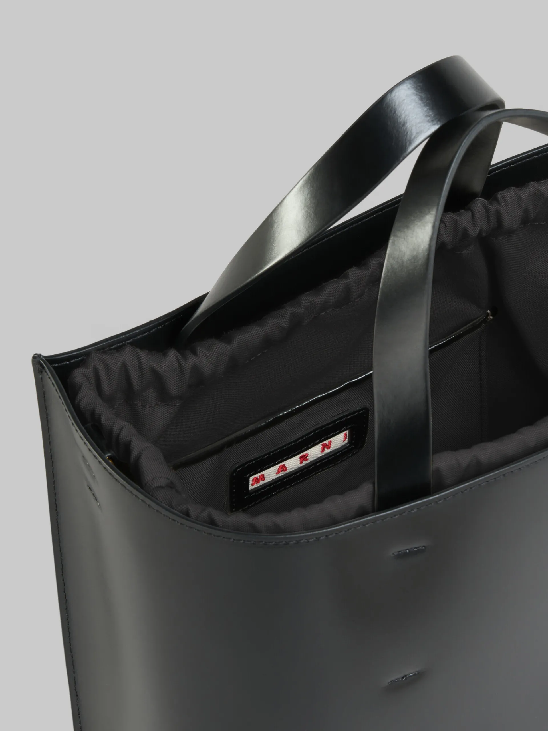 Tote Bags>Marni Museo Mini Bag In Leather BLACK
