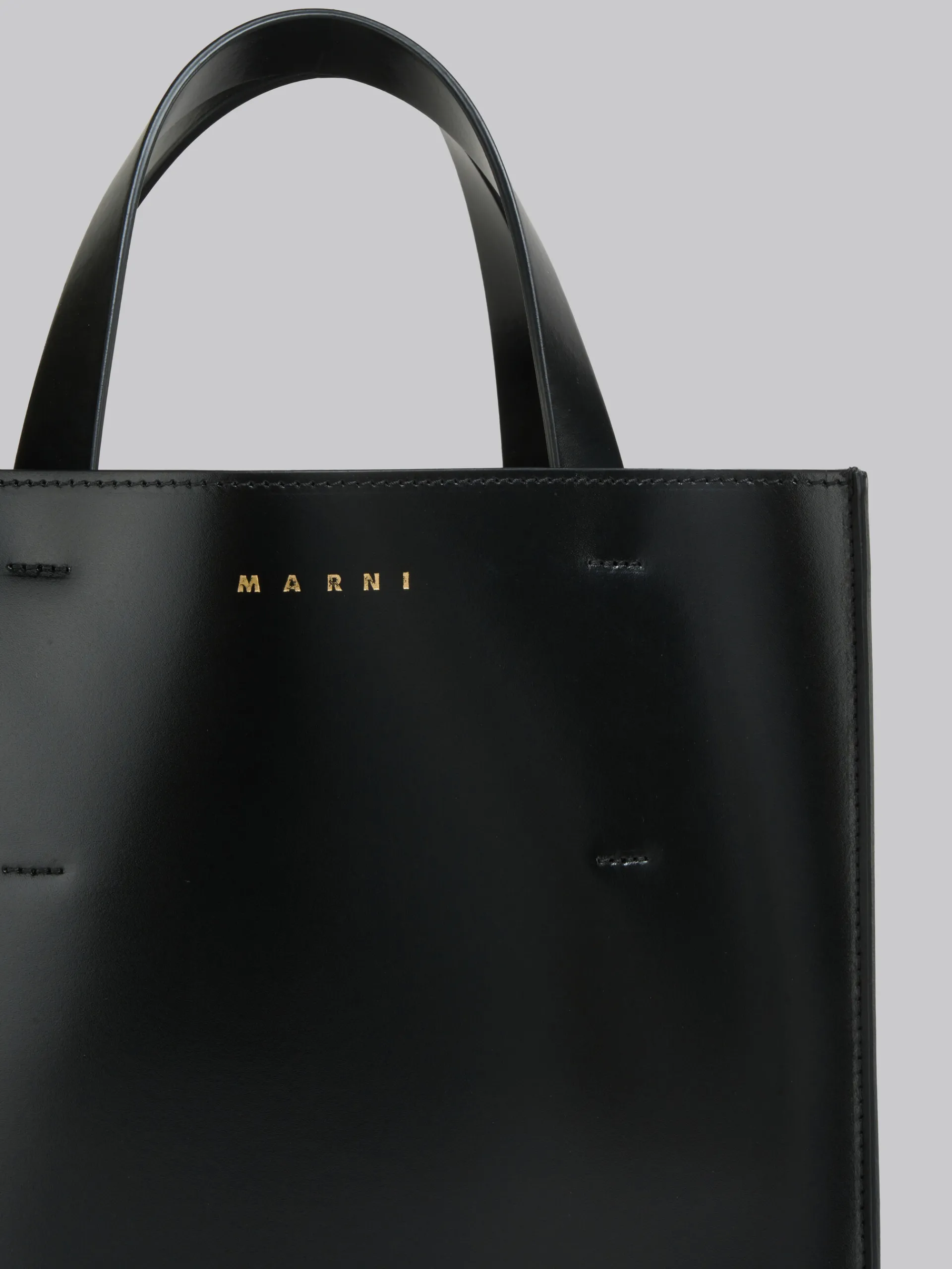 Tote Bags>Marni Museo Mini Bag In Leather BLACK