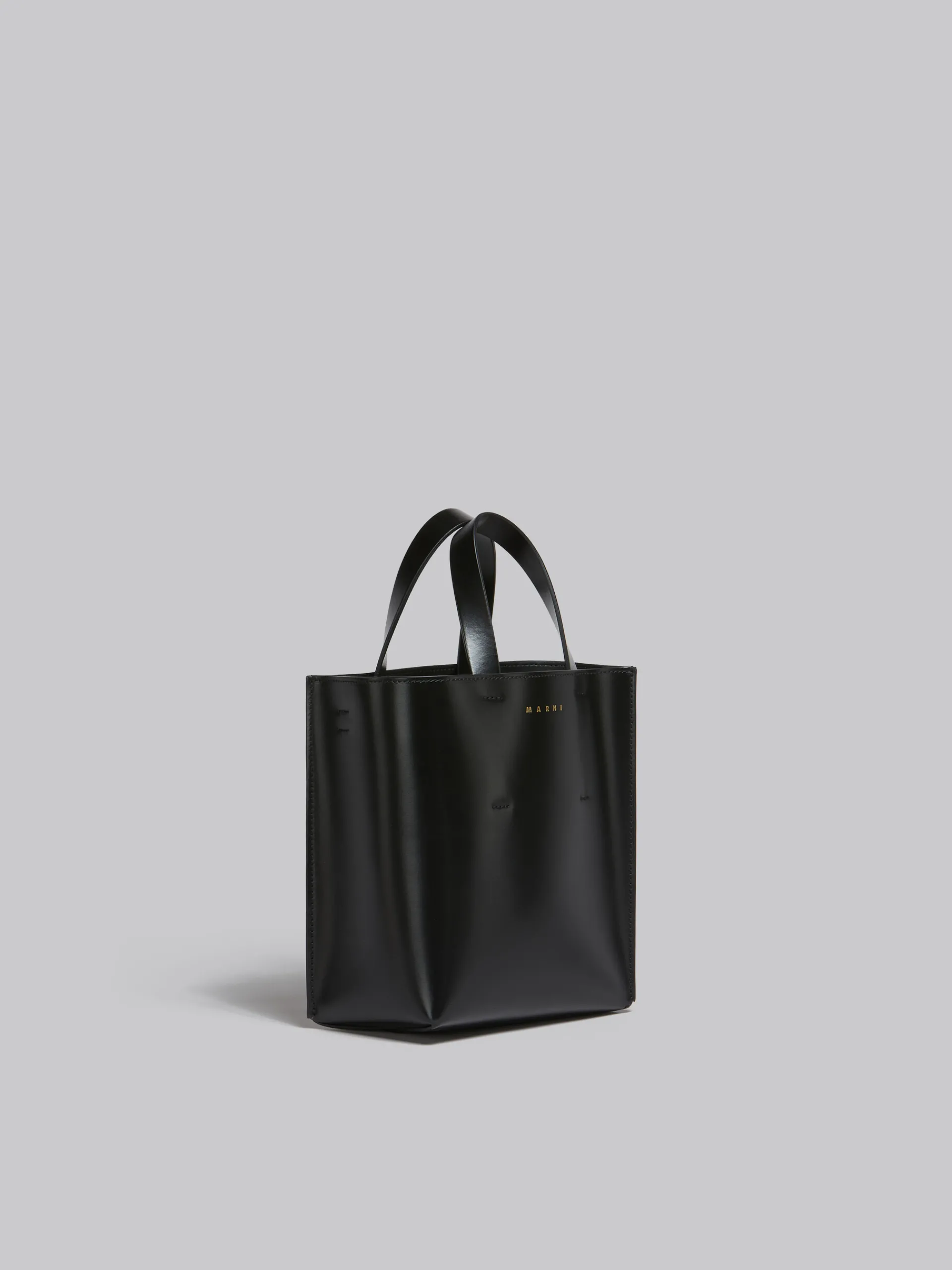 Tote Bags>Marni Museo Mini Bag In Leather BLACK