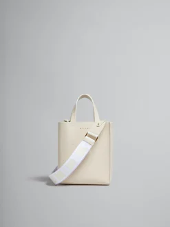 Crossbody Bags | Tote Bags>Marni Museo Mini Bag In Cream Leather SEASHELL