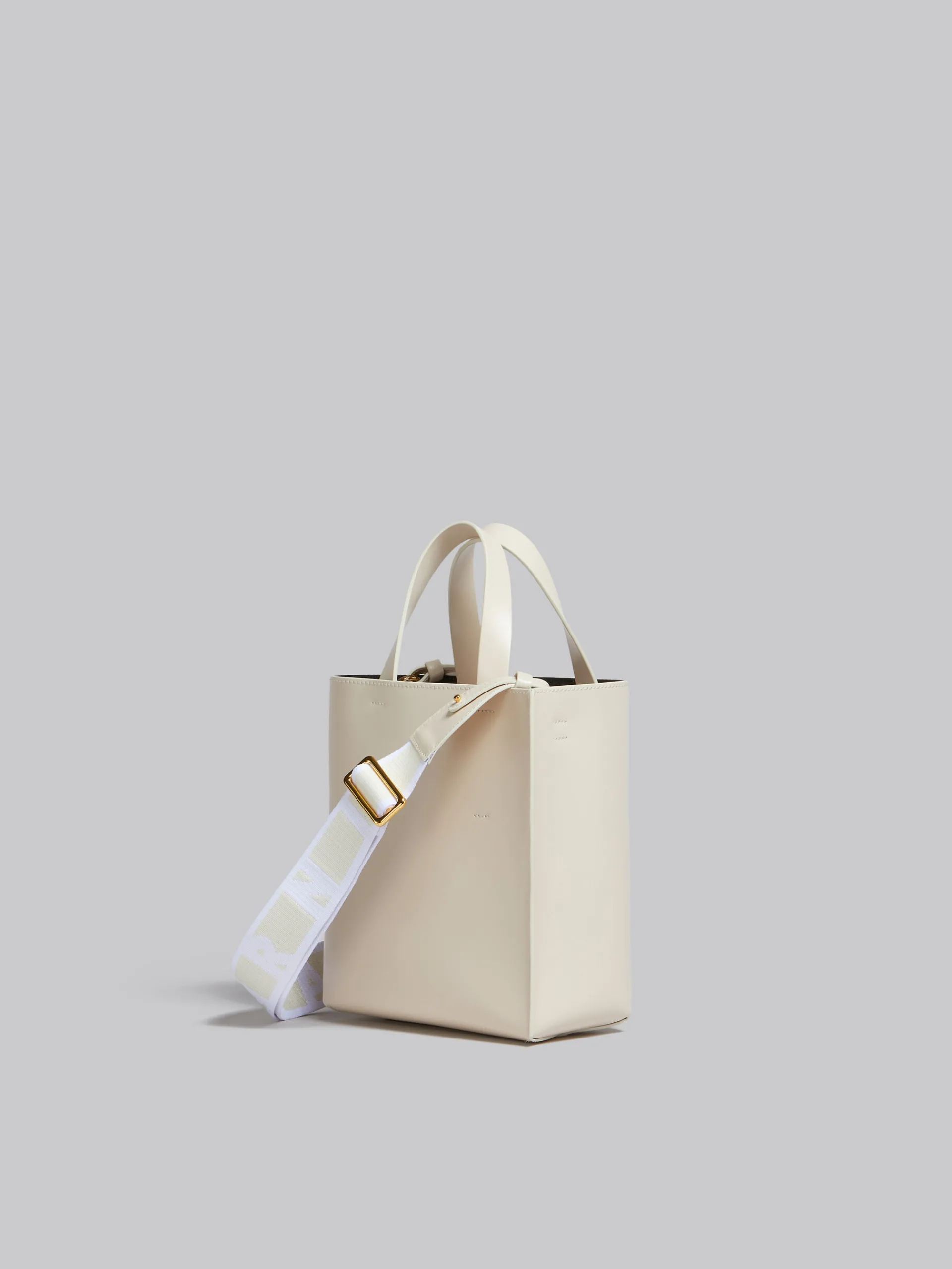 Crossbody Bags | Tote Bags>Marni Museo Mini Bag In Cream Leather SEASHELL