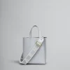 Tote Bags>Marni Museo Mini Bag In Grey Leather SODIUM