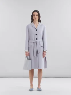 Tote Bags>Marni Museo Mini Bag In Grey Leather SODIUM