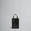Tote Bags>Marni MUSEO Nano Bag In Leather BLACK