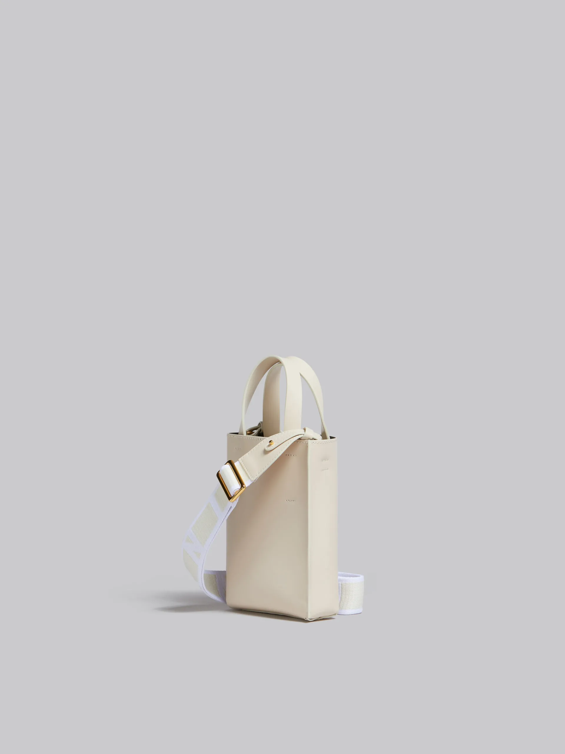 Crossbody Bags | Tote Bags>Marni MUSEO Nano Bag In Cream Leather SEASHELL