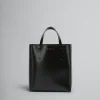 Tote Bags>Marni Museo Small Bag In Leather BLACK