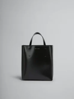 Tote Bags>Marni Museo Small Bag In Leather BLACK
