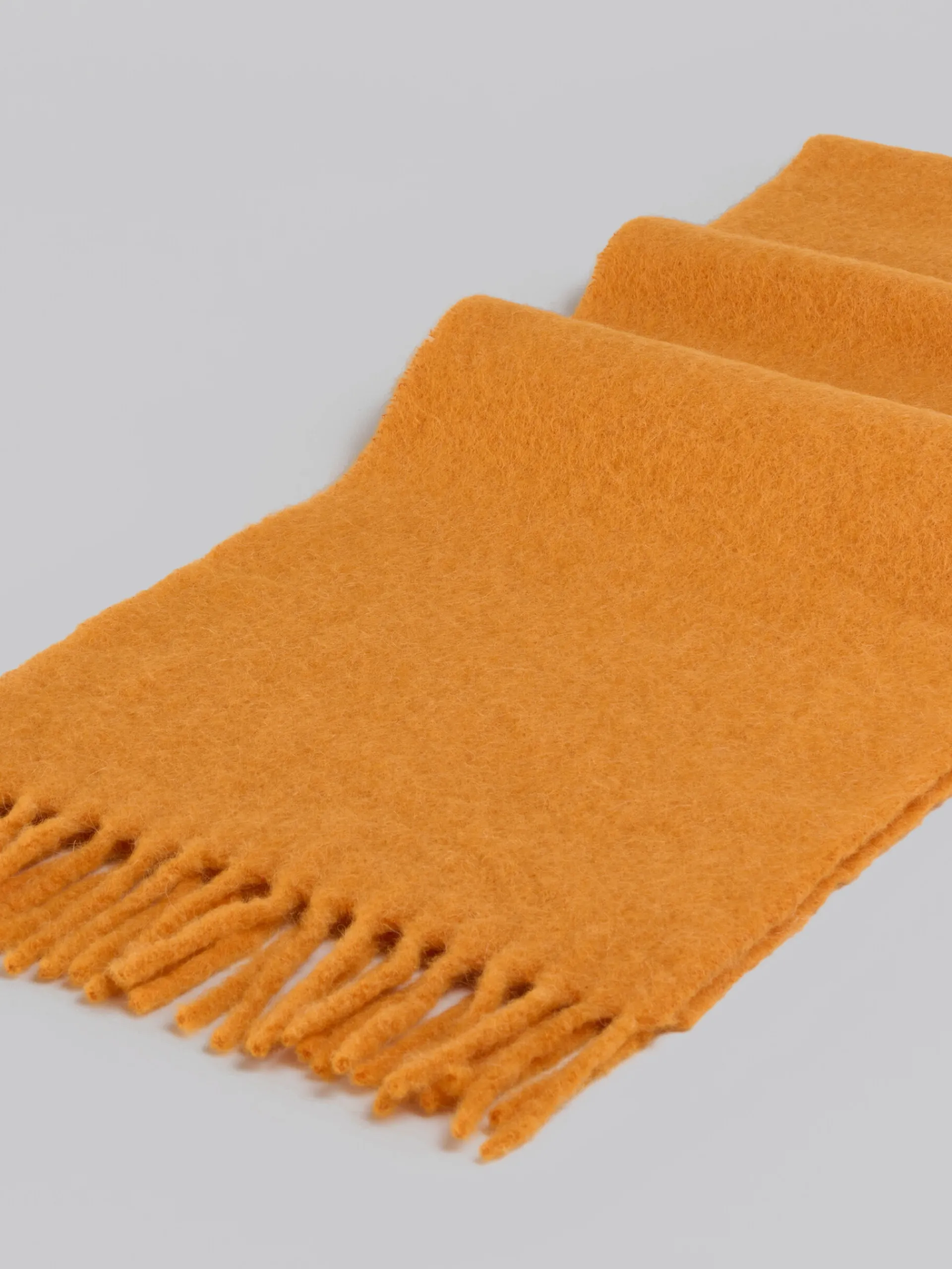 Scarves>Marni Orange Alpaca Scarf ARABESQUE/ARABESQUE