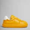 Sneakers>Marni Orange Leather BigFoot 2.0 Sneaker LIGHTORANGE