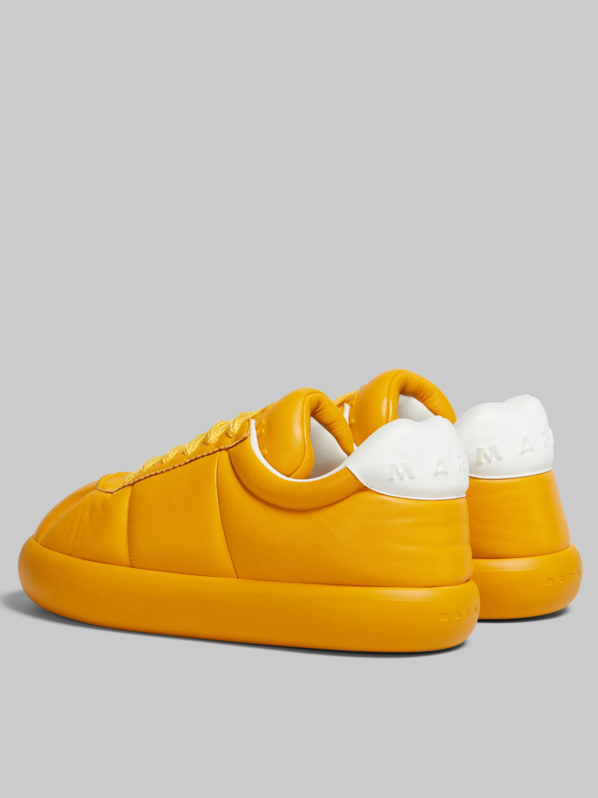 Sneakers>Marni Orange Leather BigFoot 2.0 Sneaker LIGHTORANGE