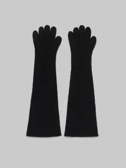 Other Accessories>Marni Oversized Wool Gloves BLACK