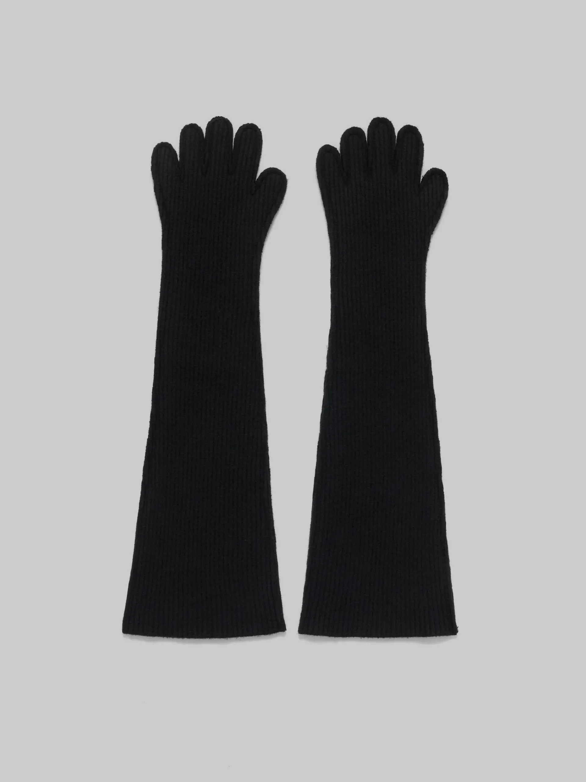 Other Accessories>Marni Oversized Wool Gloves BLACK