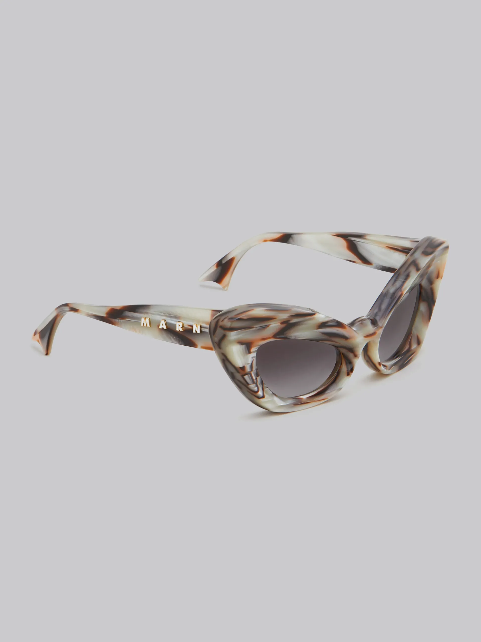 Sunglasses | Sunglasses>Marni Pearlescent Brown Caelicola Sunglasses Starshell