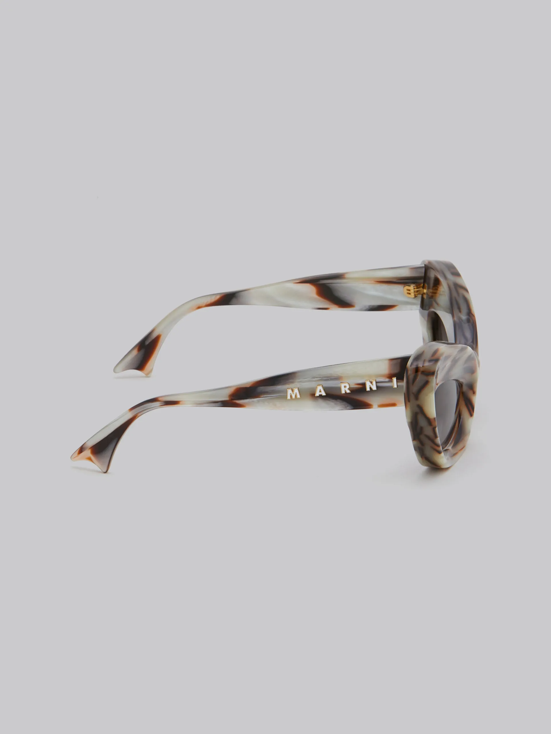 Sunglasses | Sunglasses>Marni Pearlescent Brown Caelicola Sunglasses Starshell