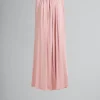 Dresses>Marni Pink Stretch Jersey Dress With Gathered Neck ANTIQUEROSE