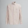 Tops & T-Shirts>Marni Pink Striped Organic Poplin Shirt NOMAD/BEIGE
