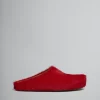 Flats | Fussbett>Marni Long-hair Calfskin Fussbett Sabot RED