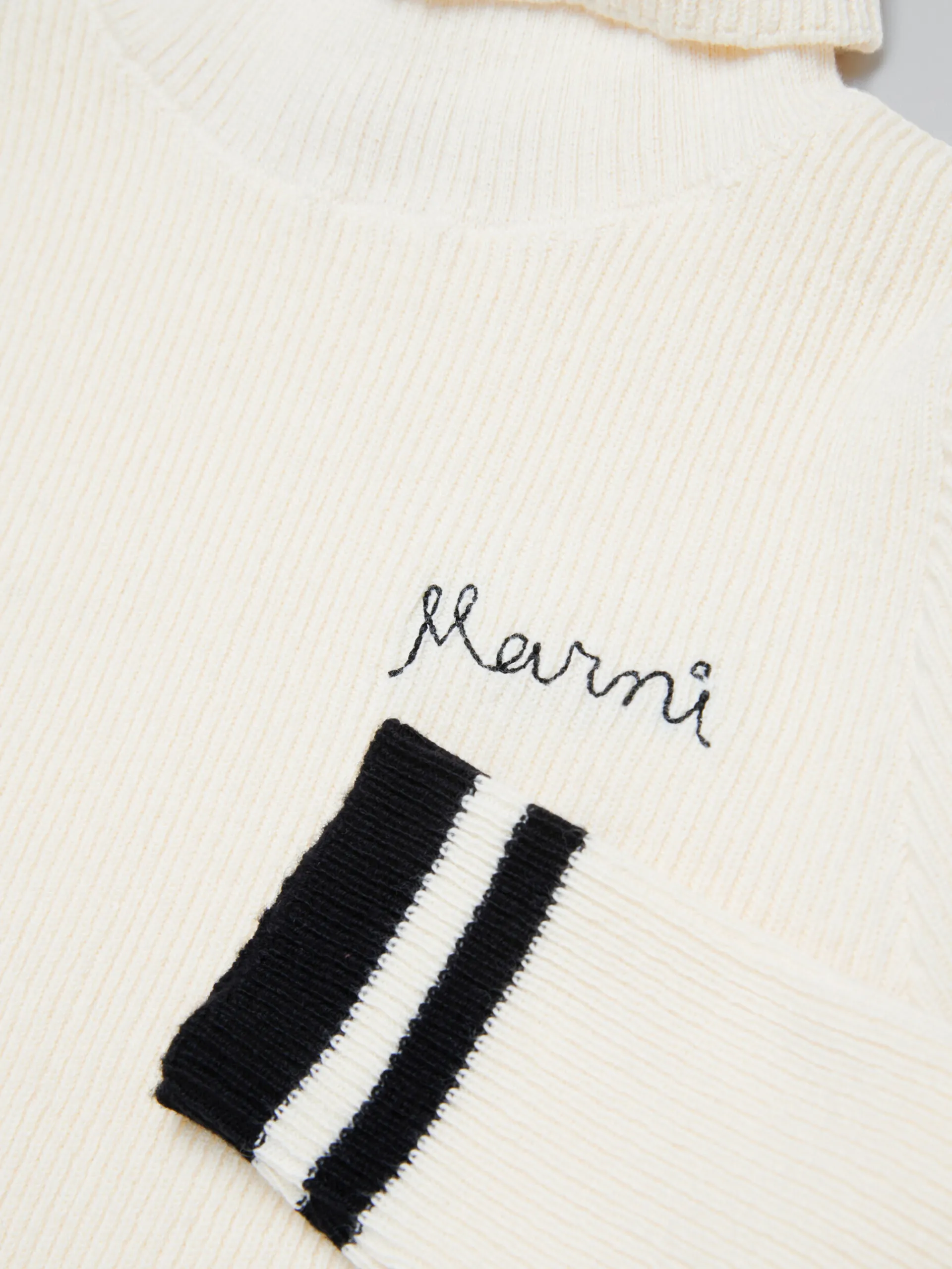 Kids>Marni Ribbed Cashmere-blend Jumper NATURAL