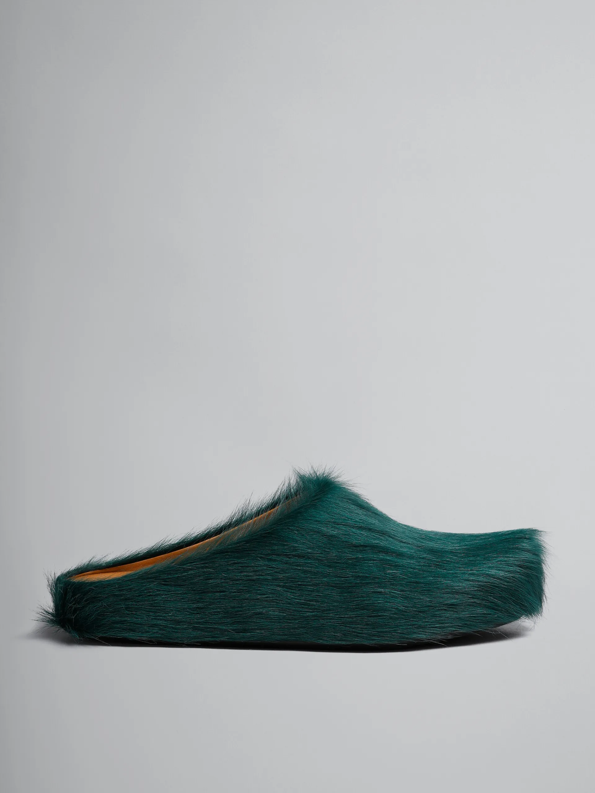 Fussbett Sabot>Marni Sea Green Long-hair Calfskin Fussbett Sabot NORTH SEA