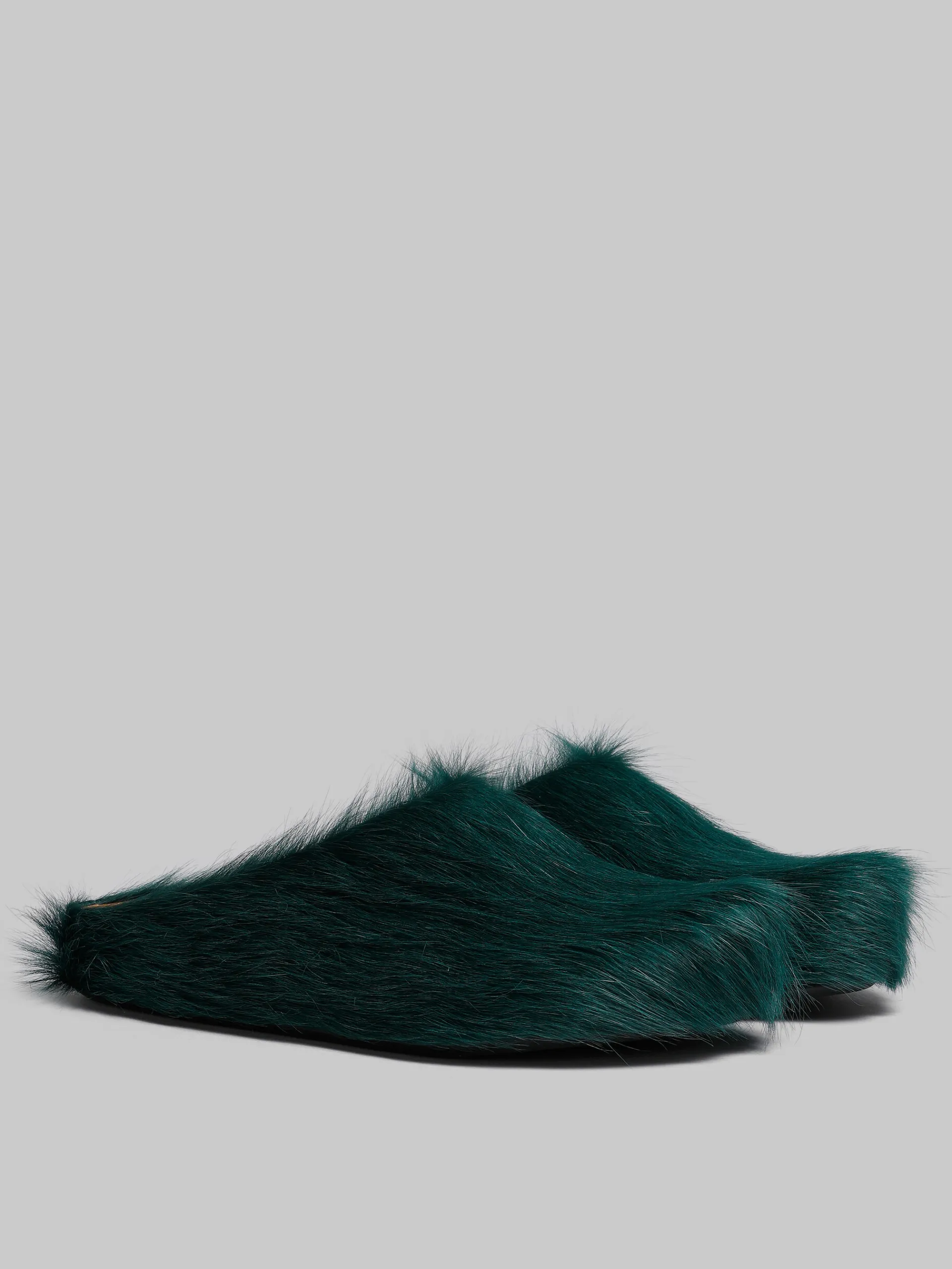 Fussbett Sabot>Marni Sea Green Long-hair Calfskin Fussbett Sabot NORTH SEA