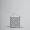 Wallets & Small Leather Goods | Tropicalia Bag>Marni Rhinestone Tropicalia Nano Bucket Bag SILVER