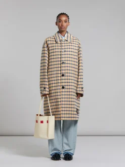 Tote Bags>Marni Small White Leather Museo Hobo Bag With Patches IVORY/LACQUER