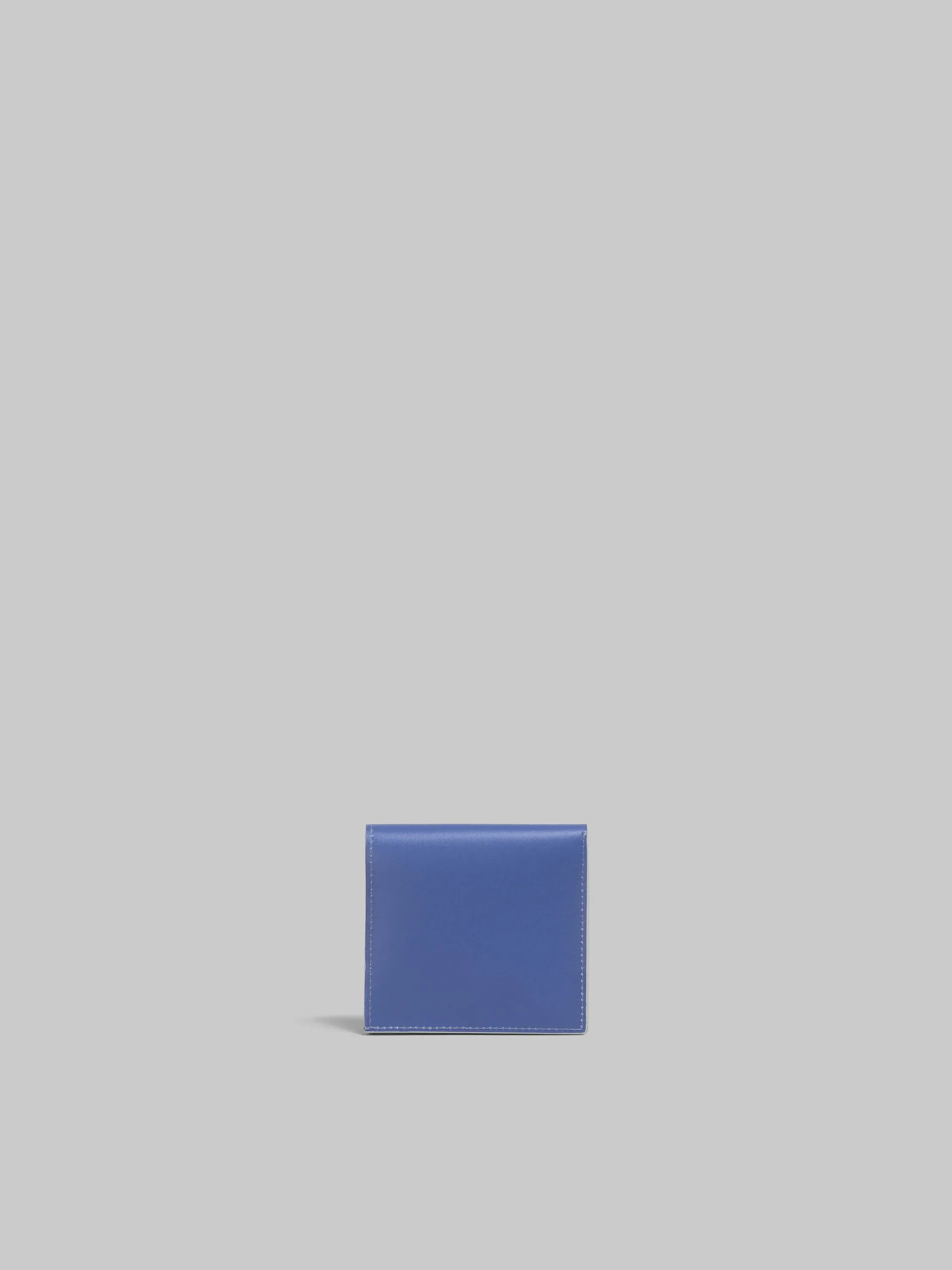 Wallets & Small Leather Goods>Marni White And Black Tribeca Bifold Wallet PRUNE VIOLETT/ SODIUM