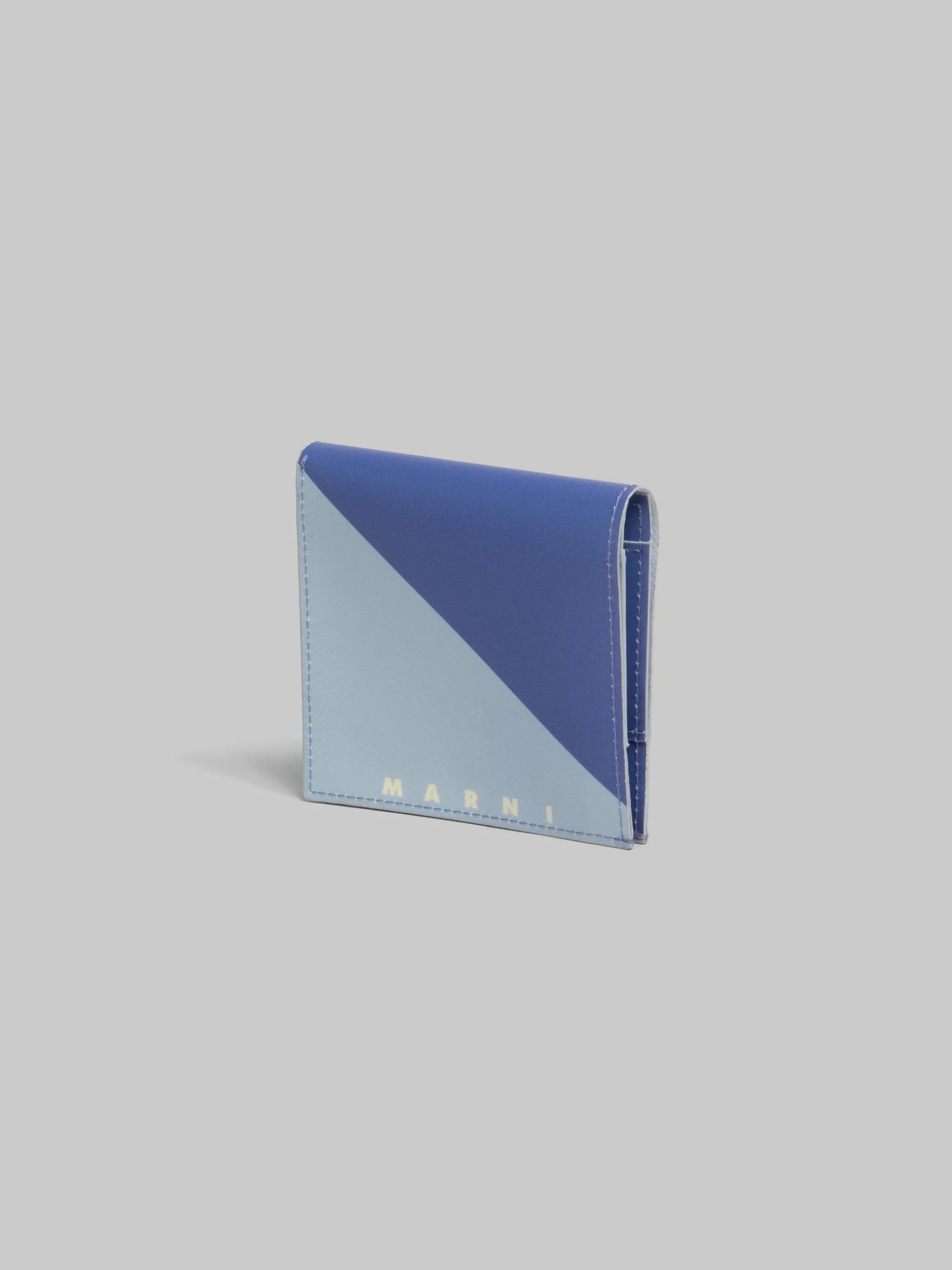 Wallets & Small Leather Goods>Marni White And Black Tribeca Bifold Wallet PRUNE VIOLETT/ SODIUM
