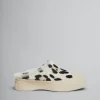 Sneakers | Pablo>Marni White Animalier Print Shearling Pablo Sabot WHITE/GREY