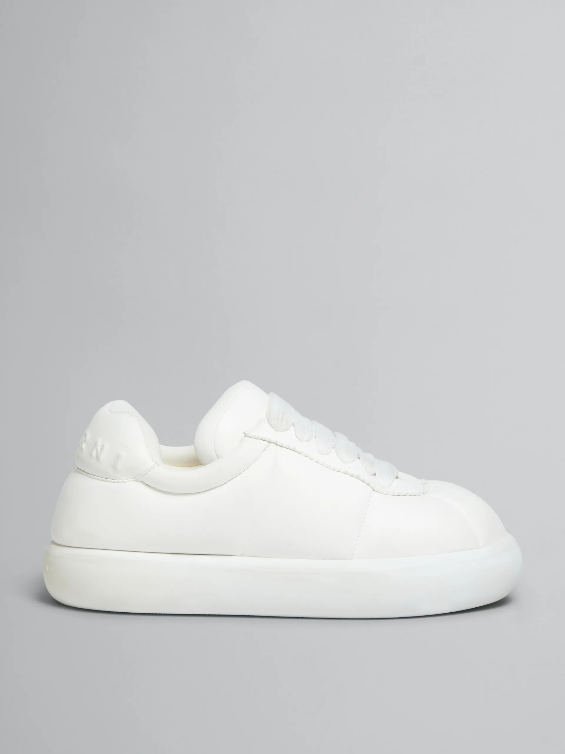 Sneakers>Marni White Leather BigFoot 2.0 Sneaker LILYWHITE