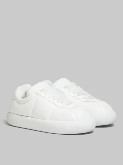 Sneakers>Marni White Leather BigFoot 2.0 Sneaker LILYWHITE