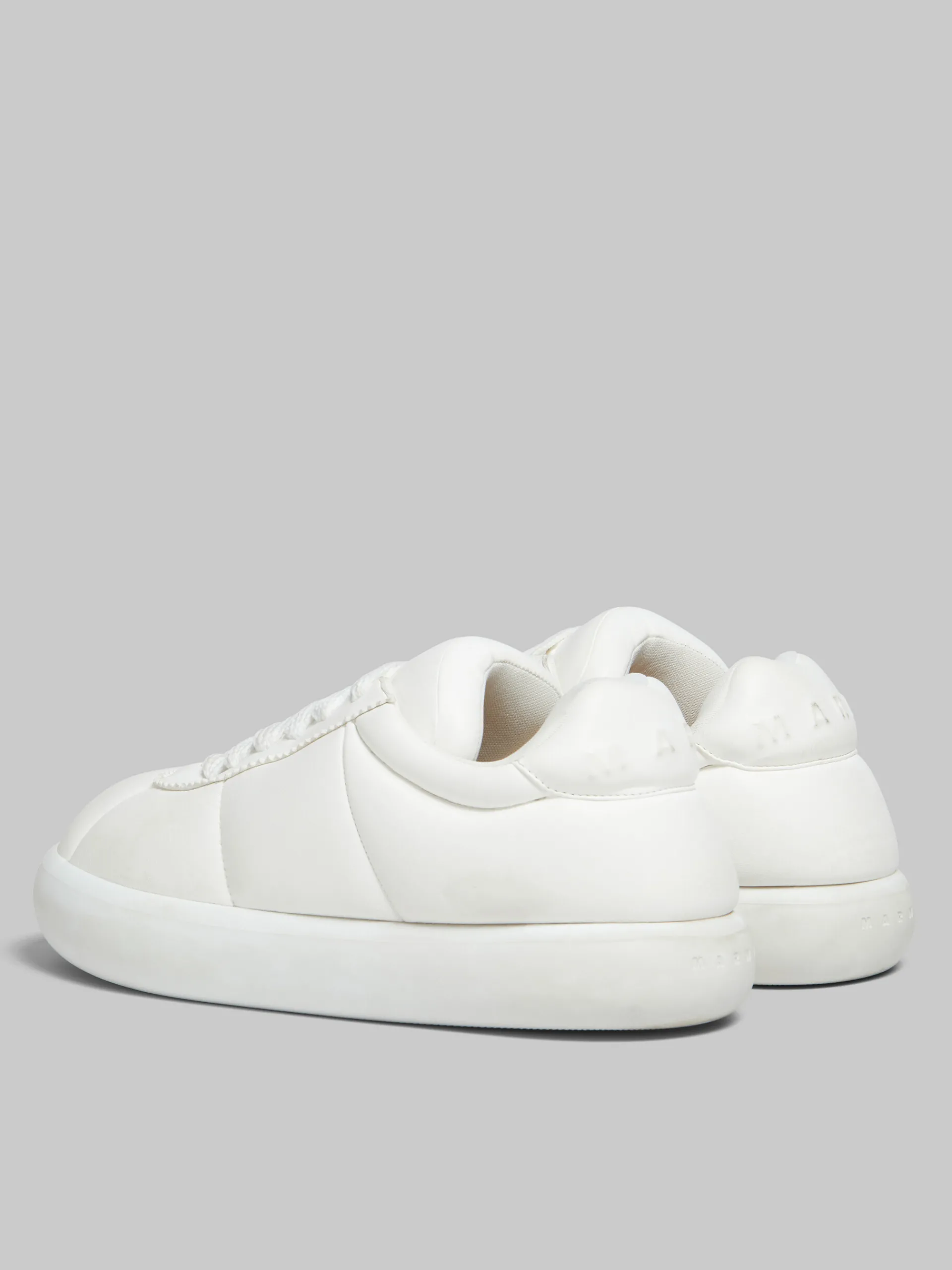Sneakers>Marni White Leather BigFoot 2.0 Sneaker LILYWHITE
