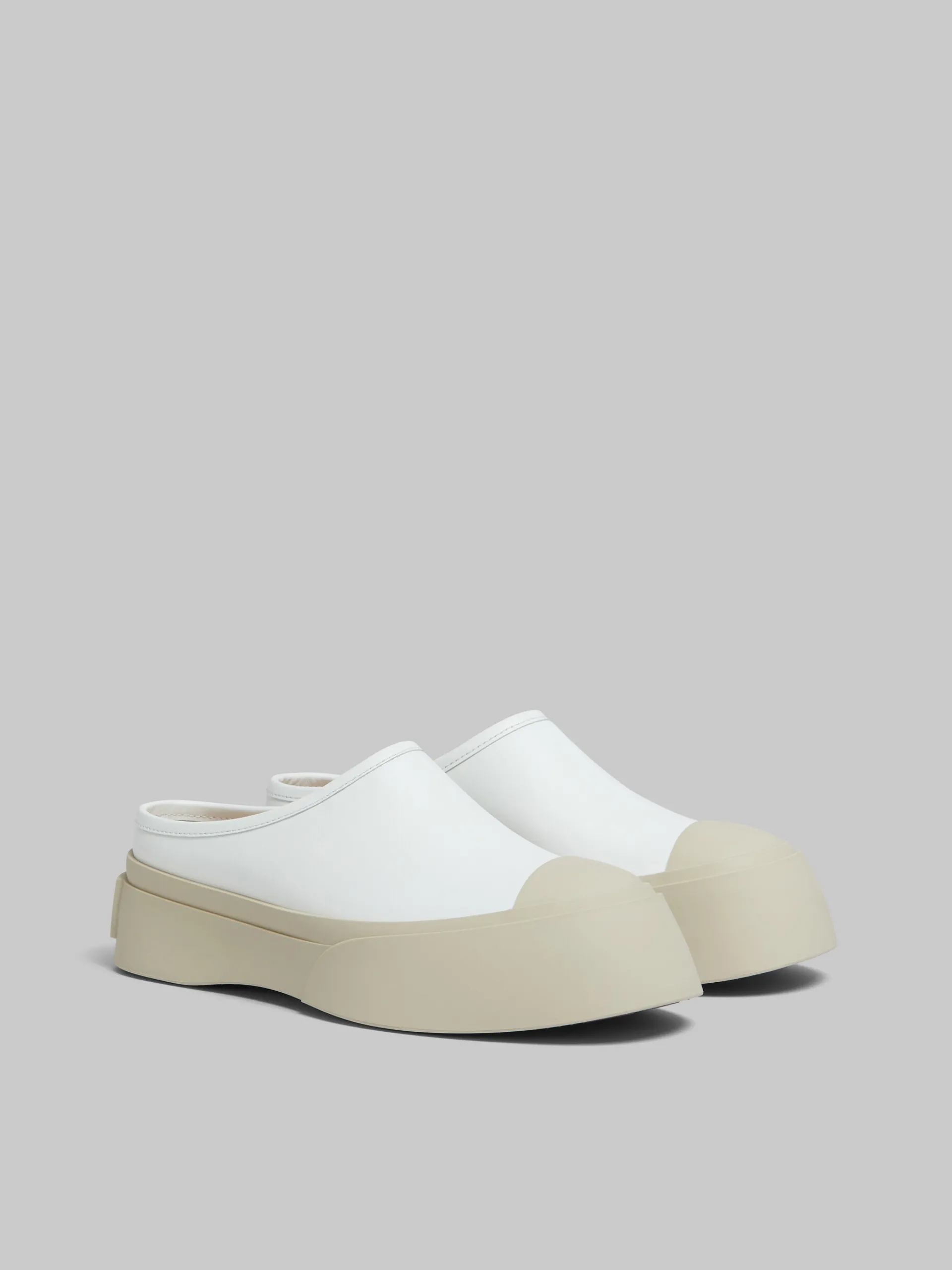 Sneakers | Pablo>Marni White Leather Pablo Sabot LILYWHITE