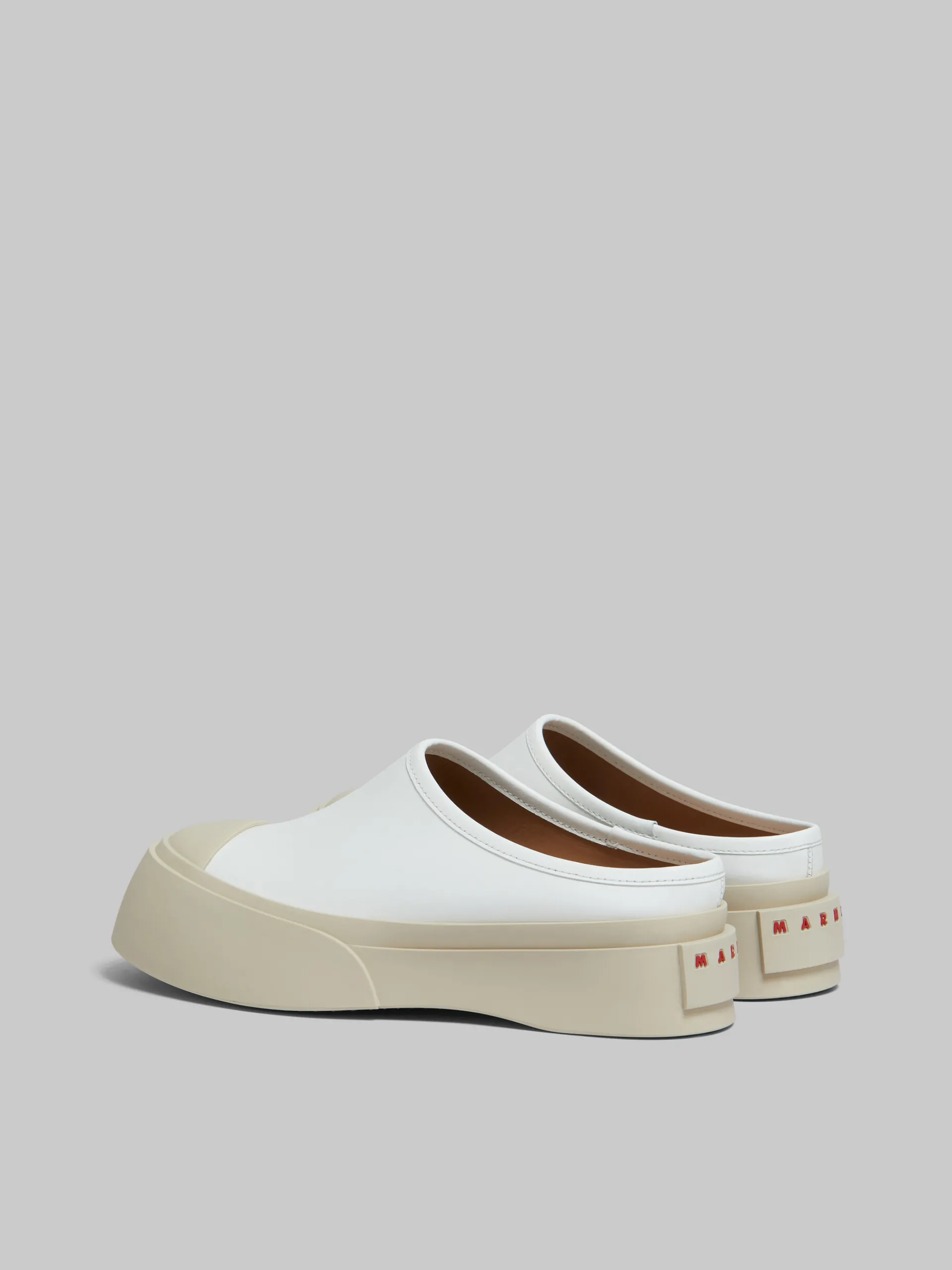 Sneakers | Pablo>Marni White Leather Pablo Sabot LILYWHITE