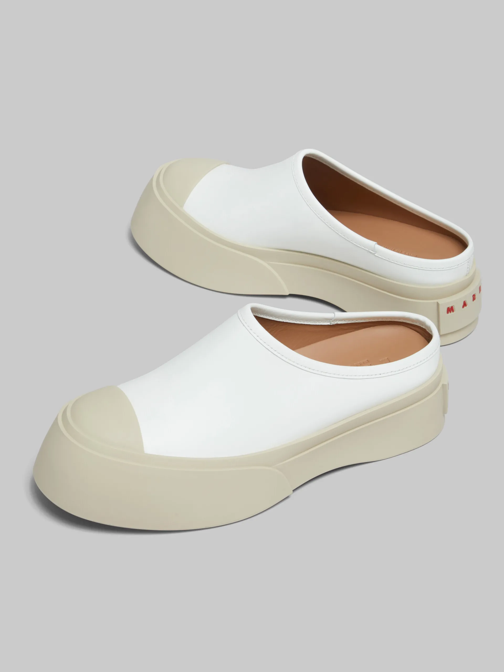 Sneakers | Pablo>Marni White Leather Pablo Sabot LILYWHITE