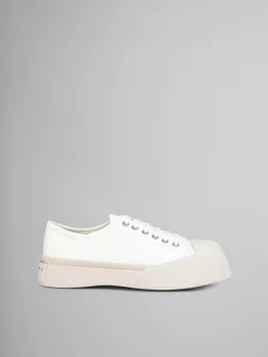 Sneakers | Pablo>Marni White Nappa Leather Pablo Lace-up Sneaker LILYWHITE