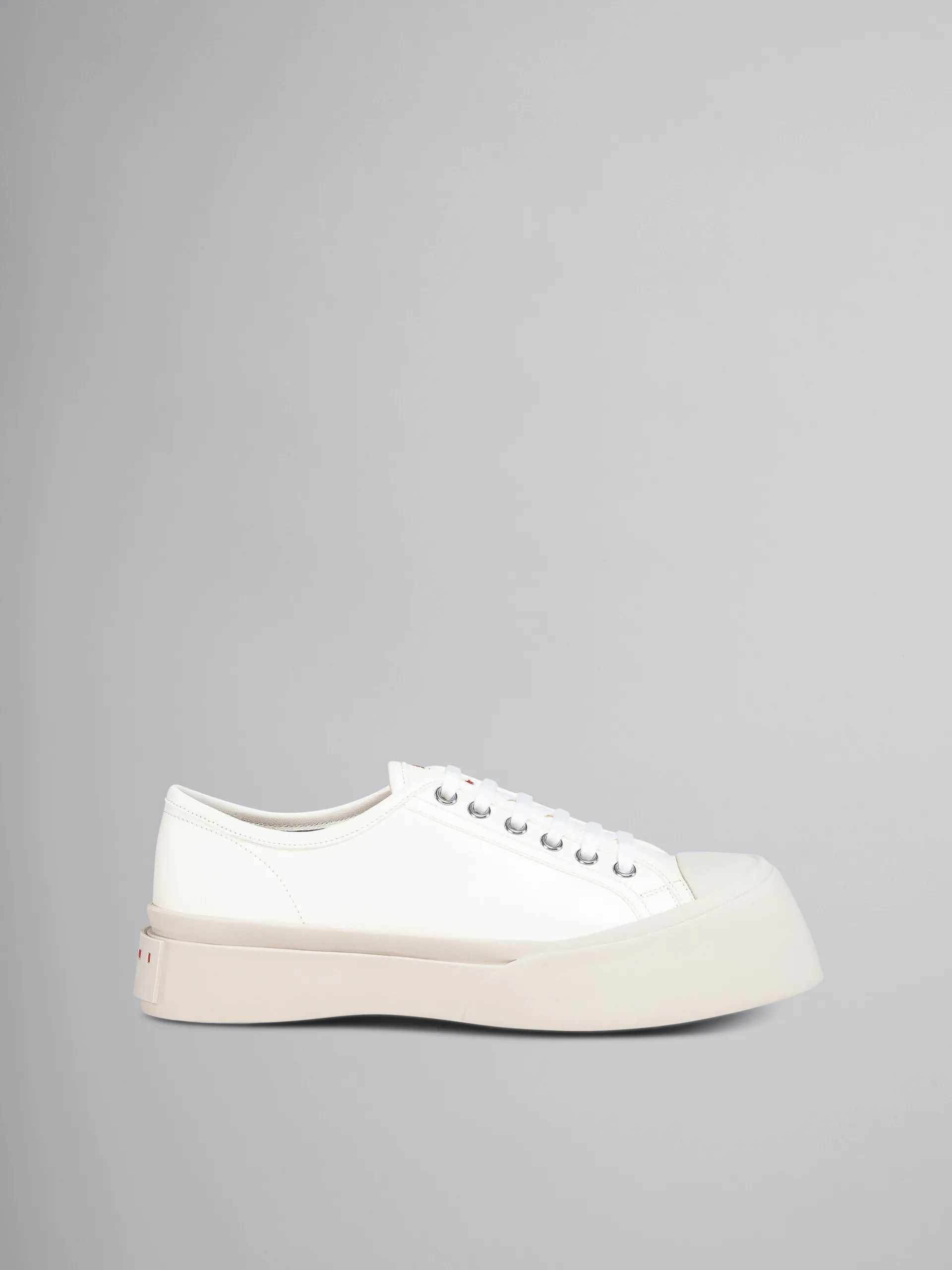 Sneakers | Pablo>Marni White Nappa Leather Pablo Lace-up Sneaker LILYWHITE