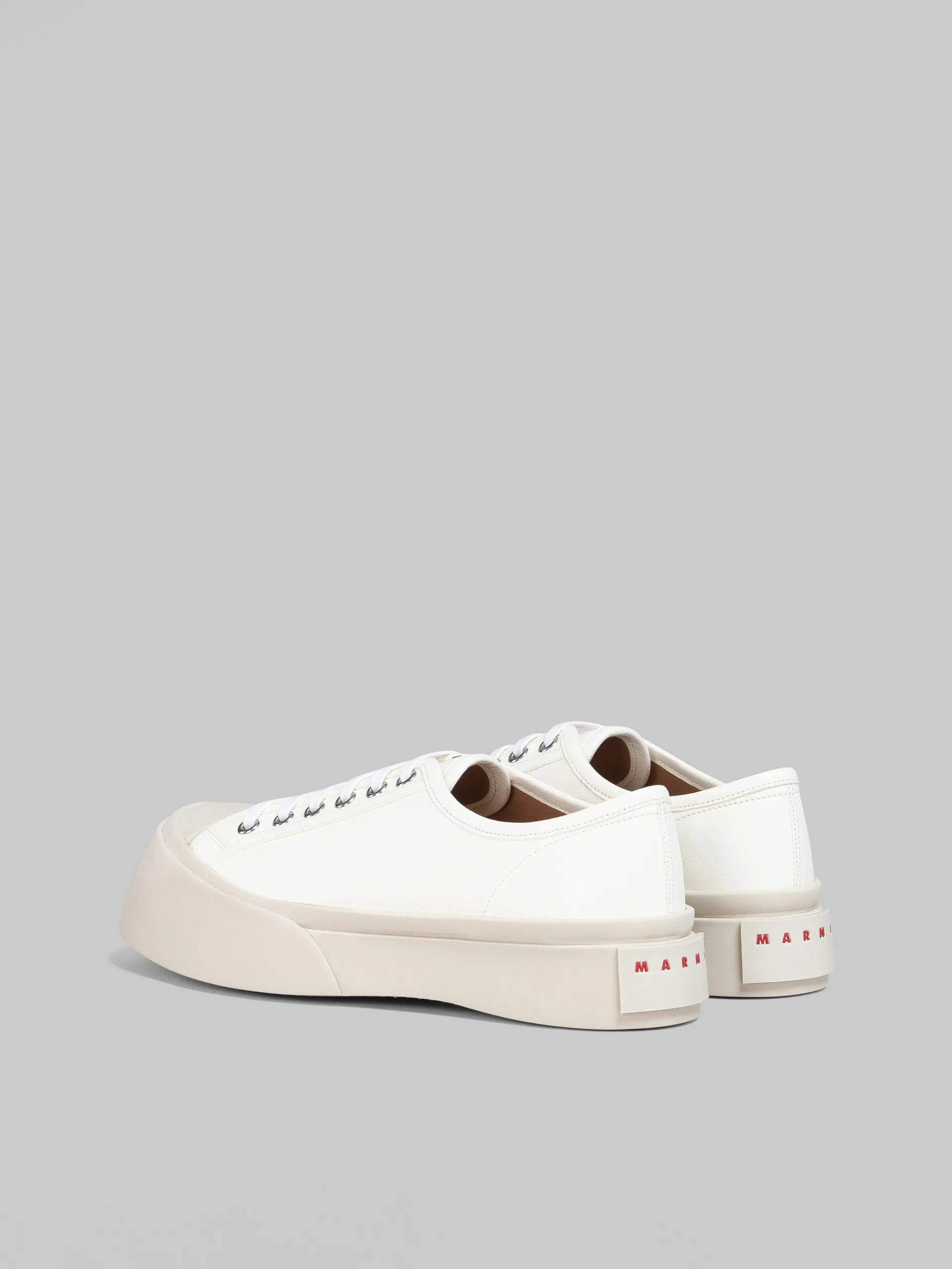 Sneakers | Pablo>Marni White Nappa Leather Pablo Lace-up Sneaker LILYWHITE