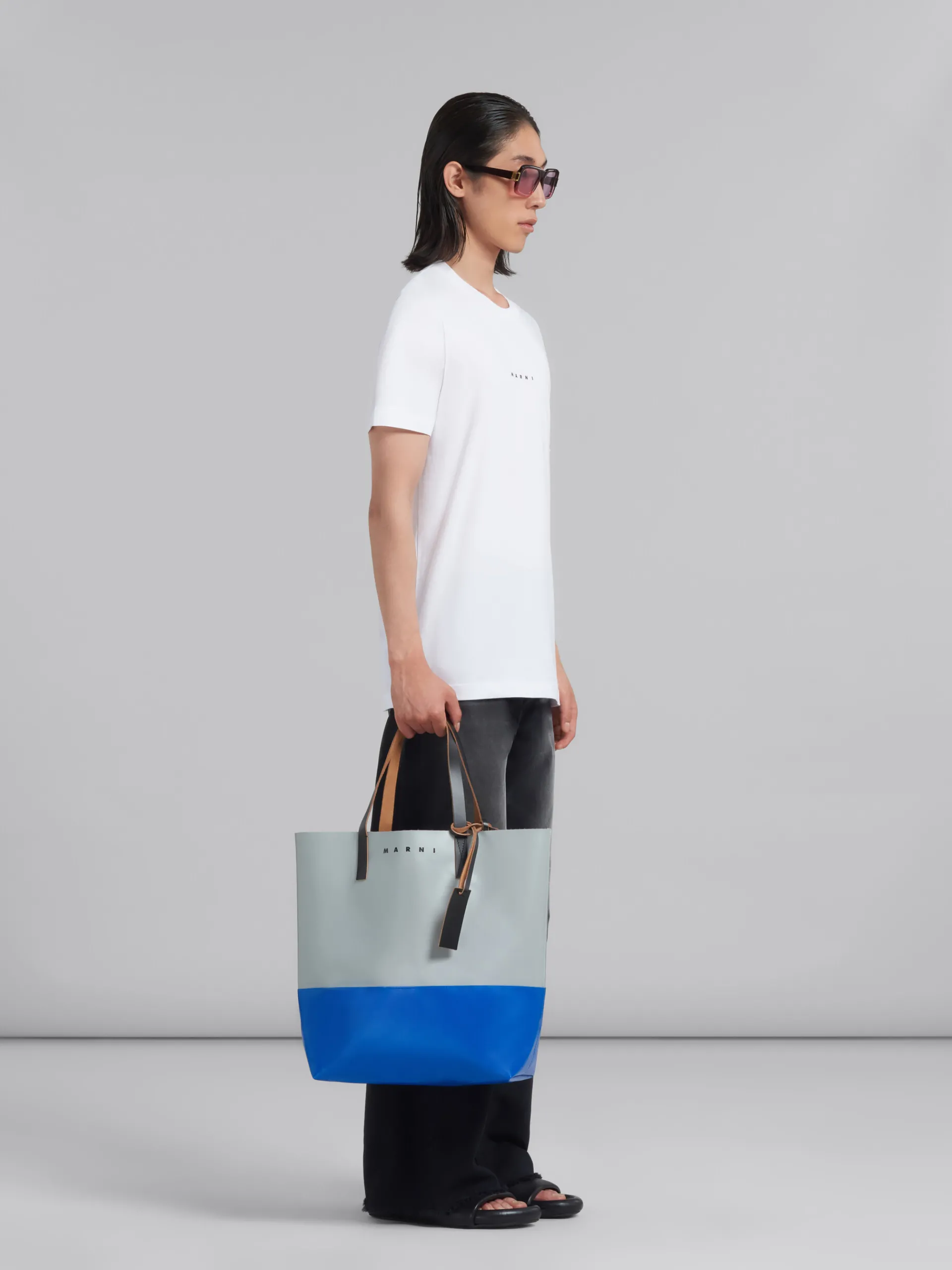 Tops & T-Shirts>Marni White Organic Cotton T-shirt With Logo LILYWHITE