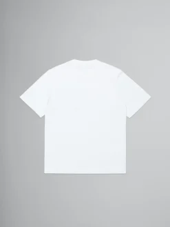 Kids>Marni White T-shirt With Pocket LIGHT NATURAL