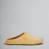 Pablo Sneakers | Fussbett Sabot>Marni Long Hair Calfskin Fussbett Sabot YELLOW